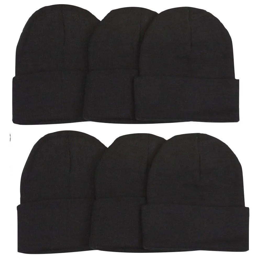 6-Pack: ToBeInStyle Unisex Warm Double-Layered Beanies