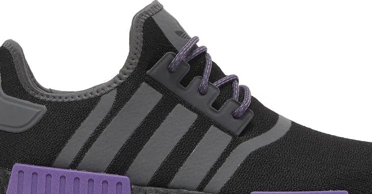 Adidas NMD_R1 'Black Active Purple' sneakers, black