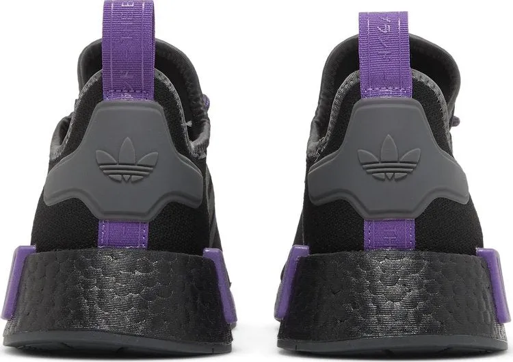 Adidas NMD_R1 'Black Active Purple' sneakers, black