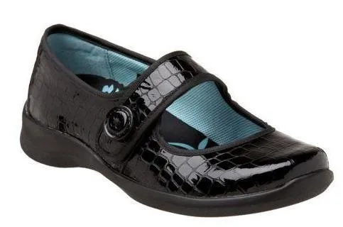 Aetrex Women's E330 / E335 / E338 Lucy Patent Mary Jane Wide Flat