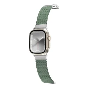AmazingThing TITAN WEAVE II Braided Sport Band for Apple Watch 8/9 41mm - Dark Green