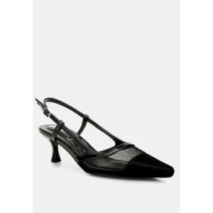 Axton Mesh Slingback Sandals