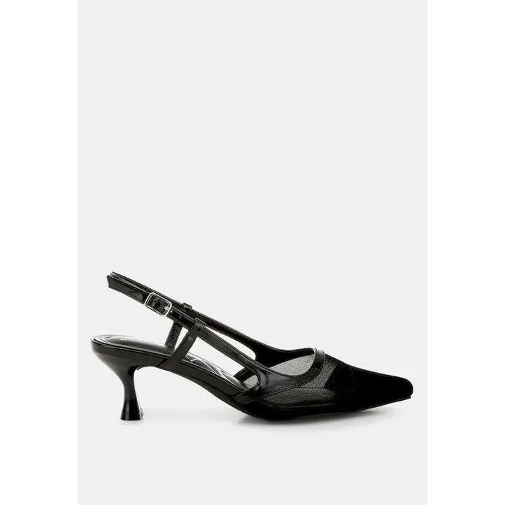 Axton Mesh Slingback Sandals