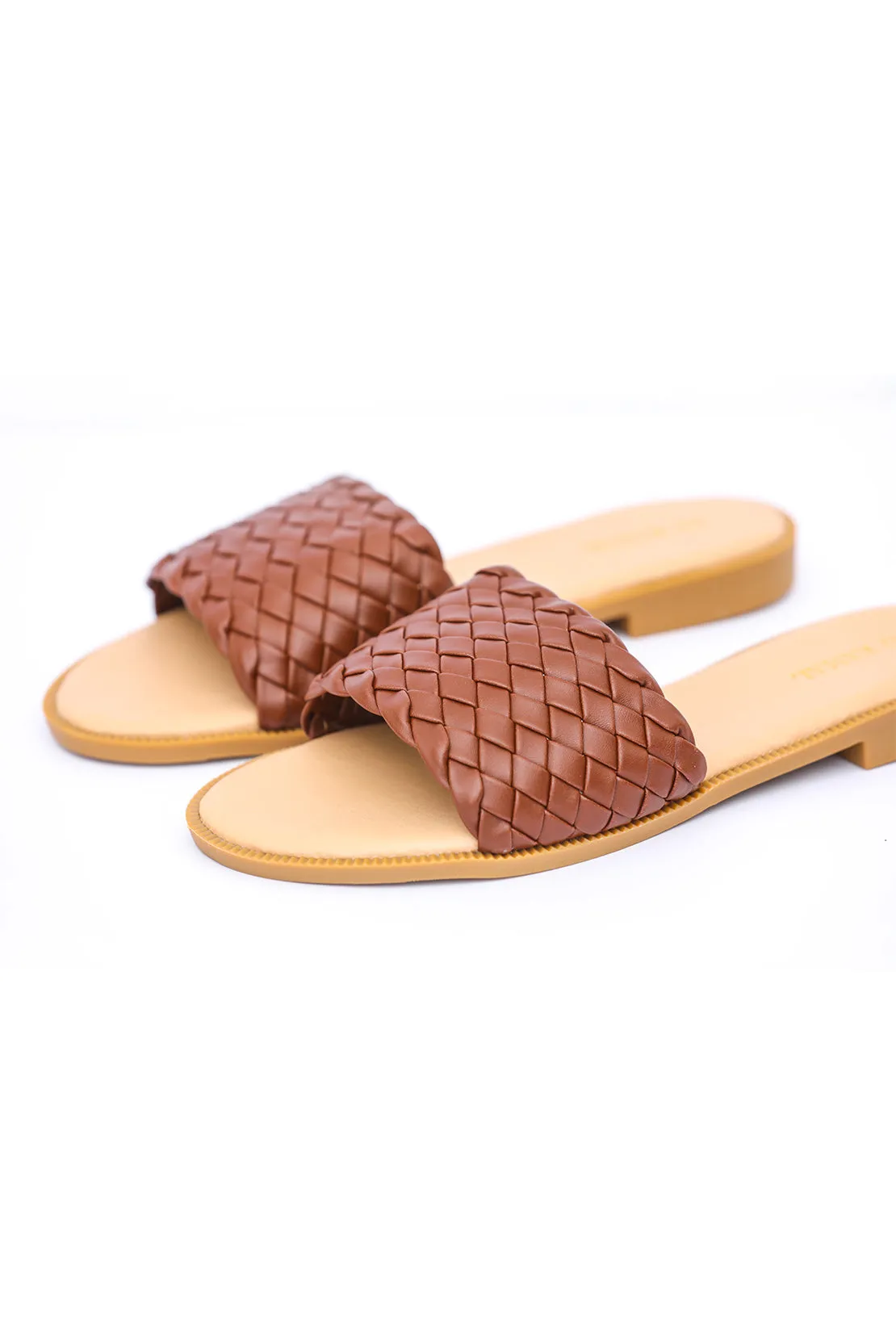 Basic Braided Flats - Brown