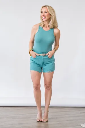 Beck High Rise Short in Bristol Blue