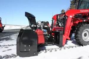 Bercomac 54" Versatile Plus Snowblower With "Skid Steer" Style Attach For Compact & Agricultural Tractor