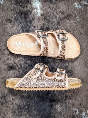 Berry Sandal in Light Tan by Very G