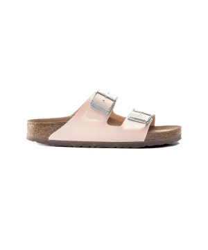 Birkenstock Arizona BirkiBuc Earthy Light Rose Vegan Sandals