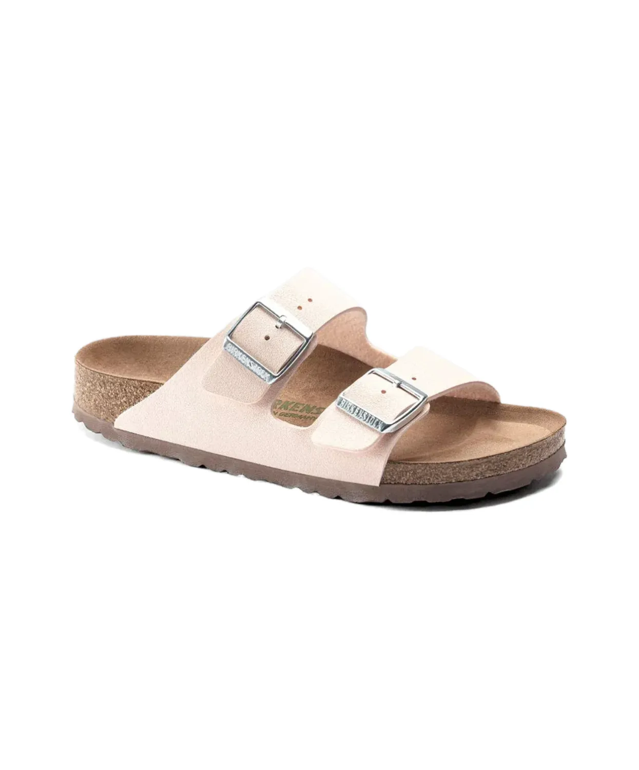 Birkenstock Arizona BirkiBuc Earthy Light Rose Vegan Sandals
