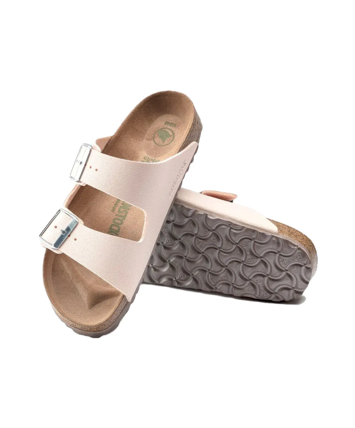 Birkenstock Arizona BirkiBuc Earthy Light Rose Vegan Sandals
