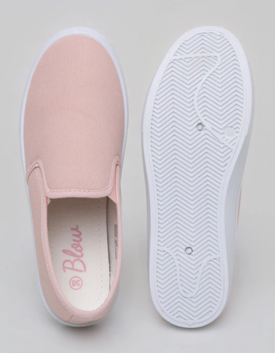 Blow Vanilla Sepatu Sneakers Slip On Kanvas Wanita