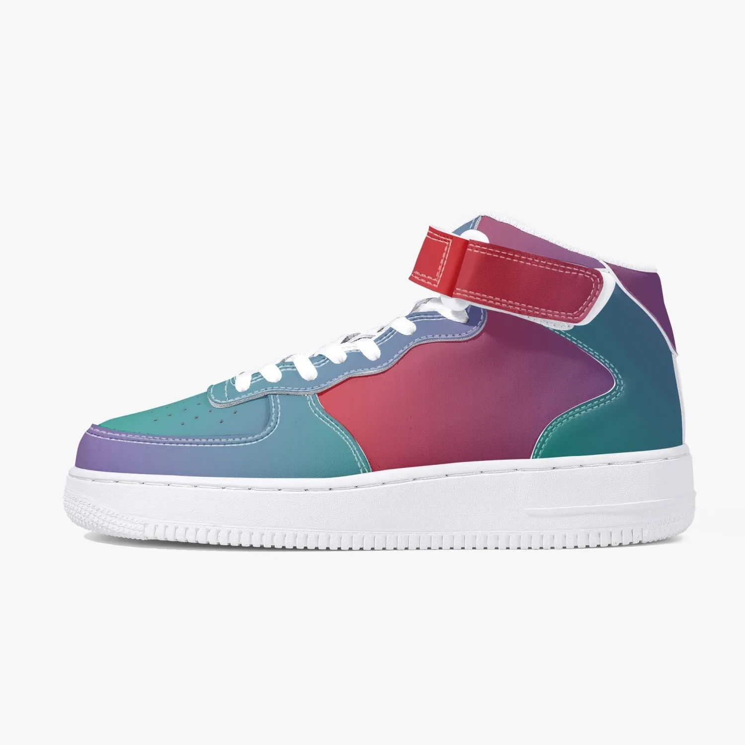 Blue Green Faded Hi Tops