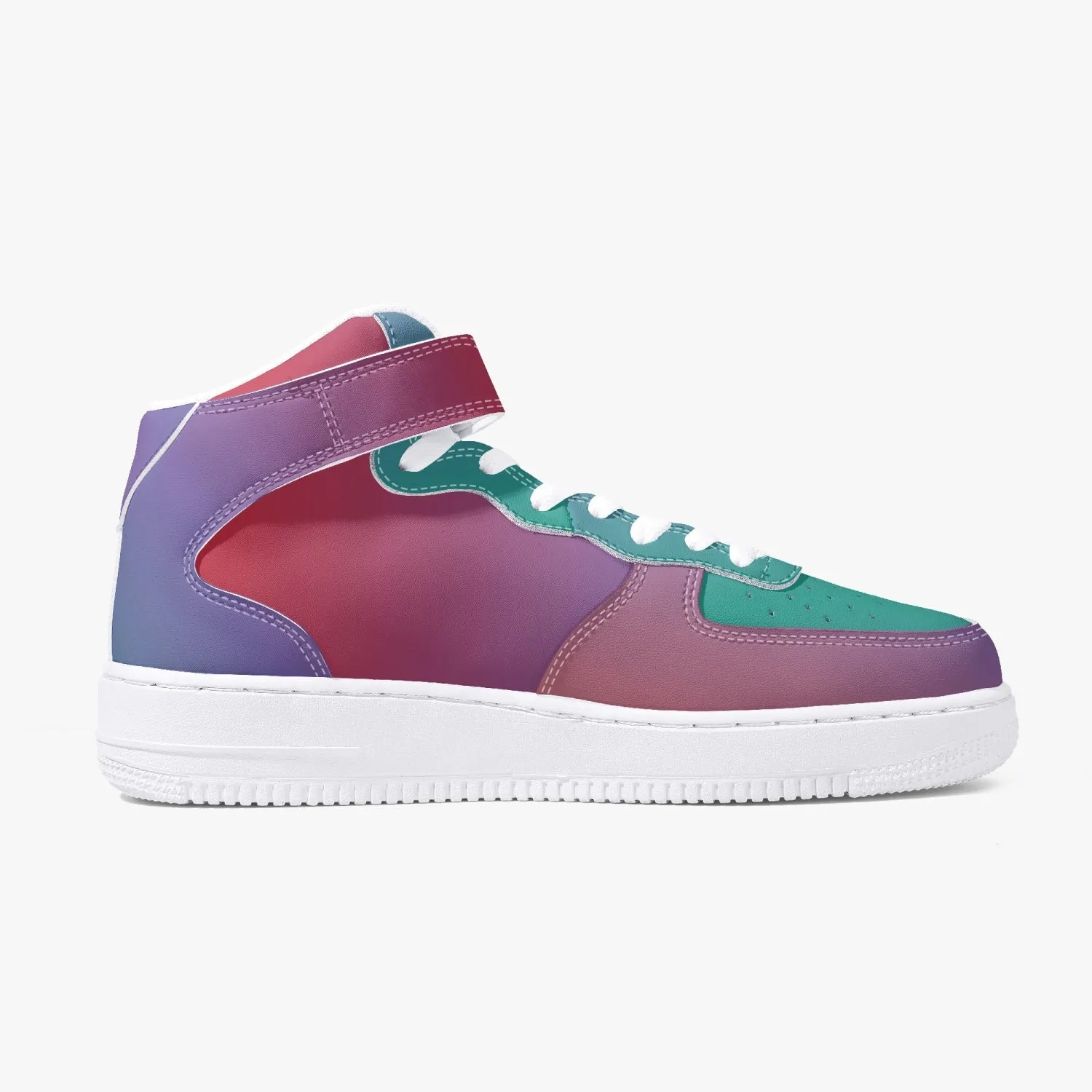 Blue Green Faded Hi Tops