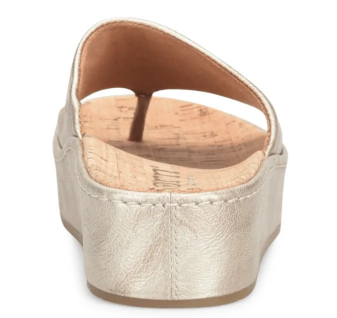 Born Women's Sharr Light Gold Panna Cotta Sandals BR0035330-GLD