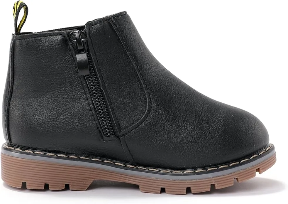 Boys Girls Boots Waterproof Lace Up Kids Cowboy Boots Toddler Boots With Side Zipper for Kids.    19628528