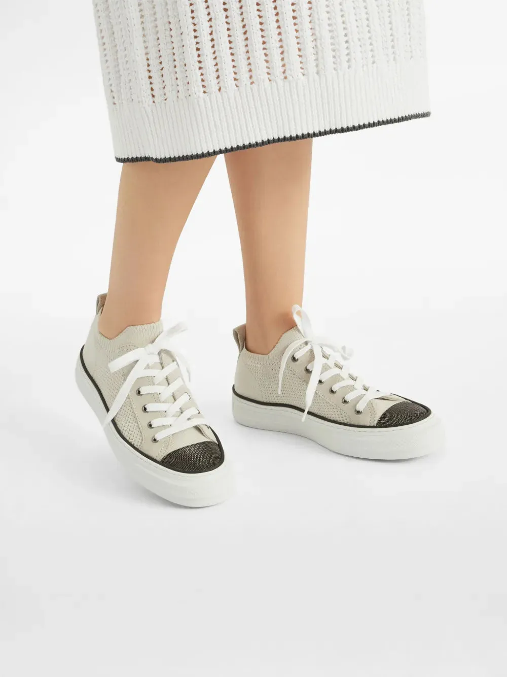 Brunello Cucinelli Knitted Sneakers