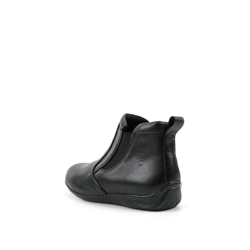camel active Women ELRYC 2 Zipper Boots -712403-BO01SV-1-BLACK