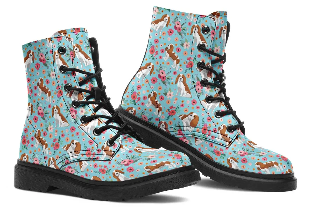 Cavalier King Charles Flower Boots