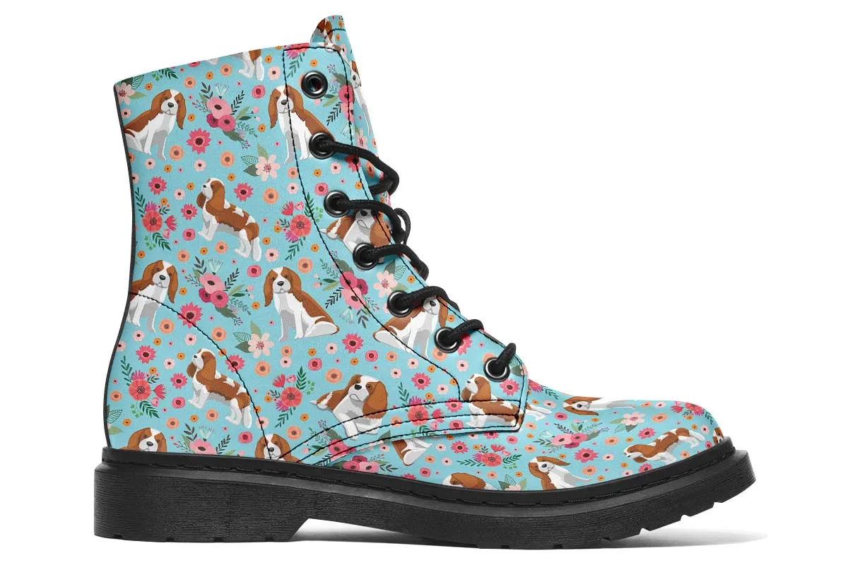 Cavalier King Charles Flower Boots