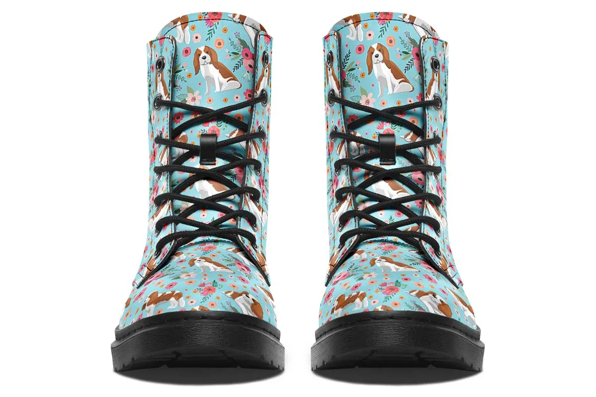 Cavalier King Charles Flower Boots