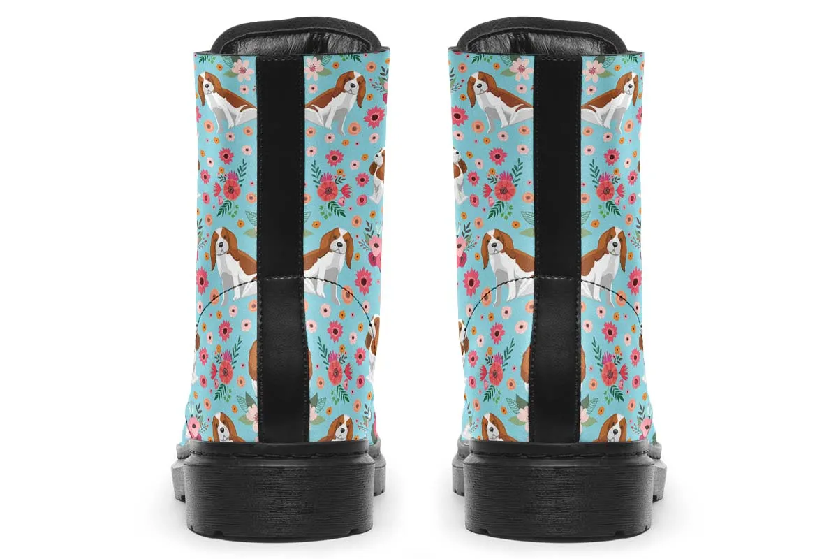 Cavalier King Charles Flower Boots