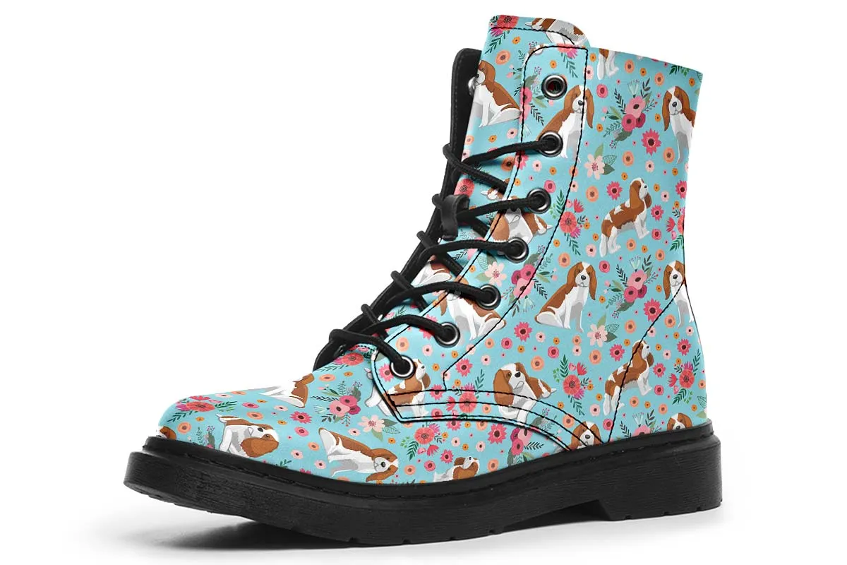 Cavalier King Charles Flower Boots