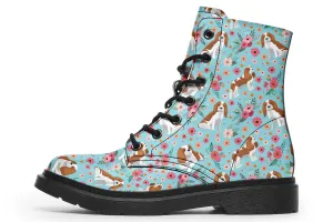 Cavalier King Charles Flower Boots