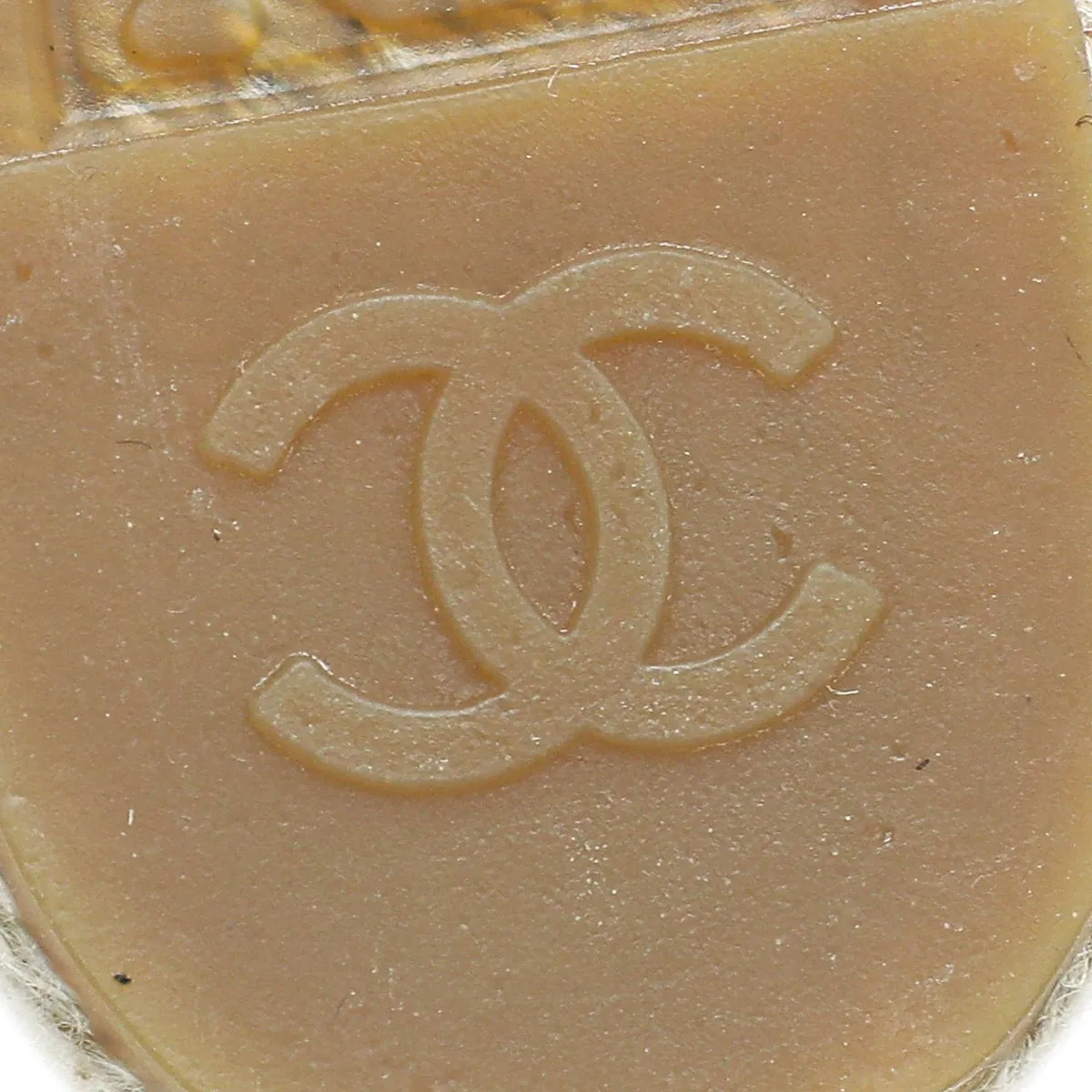 Chanel Bicolor CC Cap Toe Paint Espadrille 38