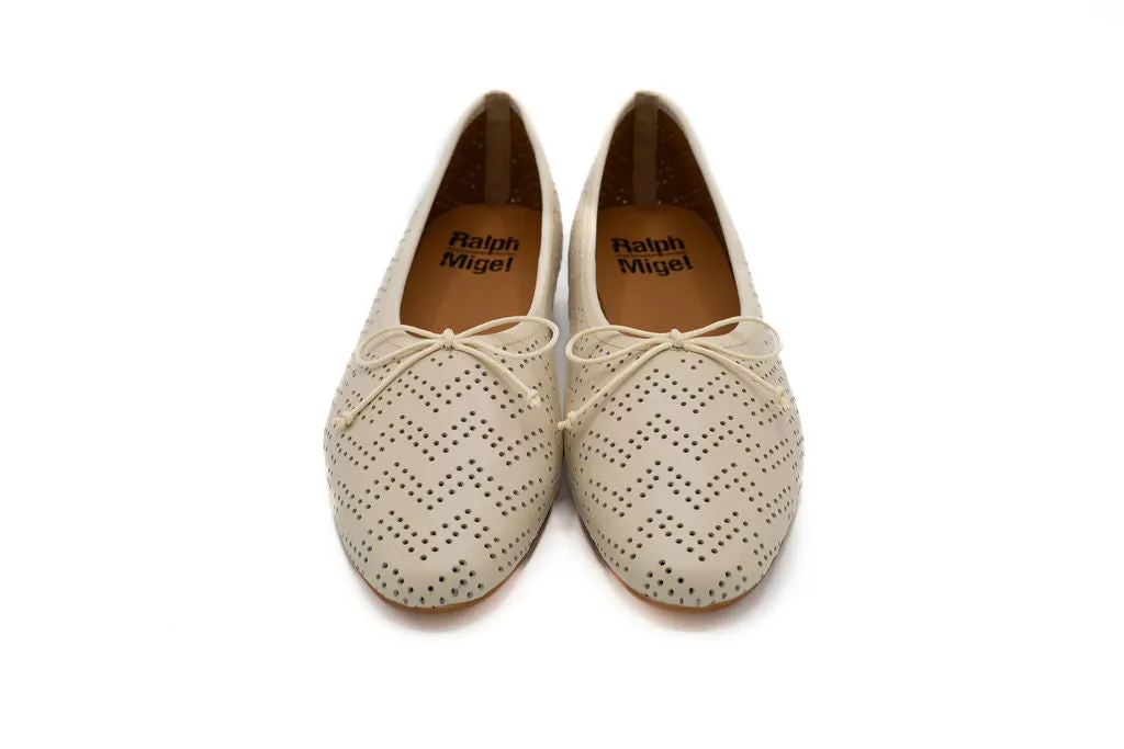 Chava Beige Chevron
