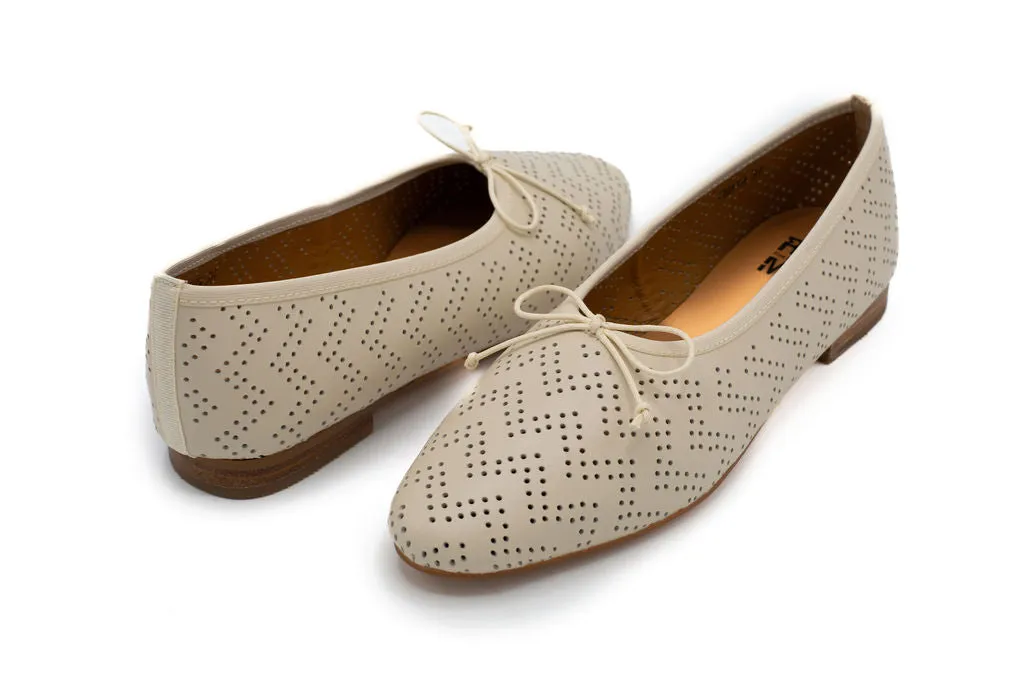 Chava Beige Chevron
