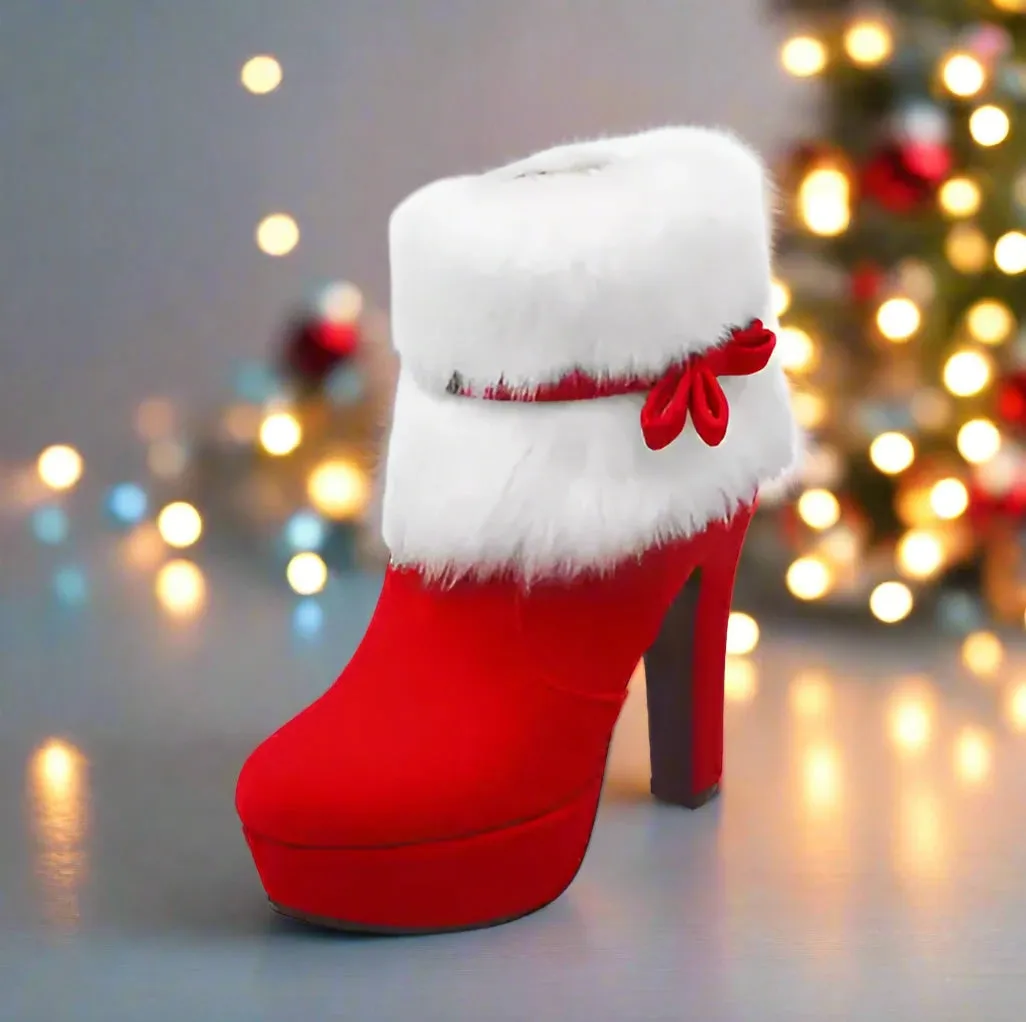 Chic High Heel Boots for Winter Parties - Elegant Design & Comfortable Fit for Any Occasion