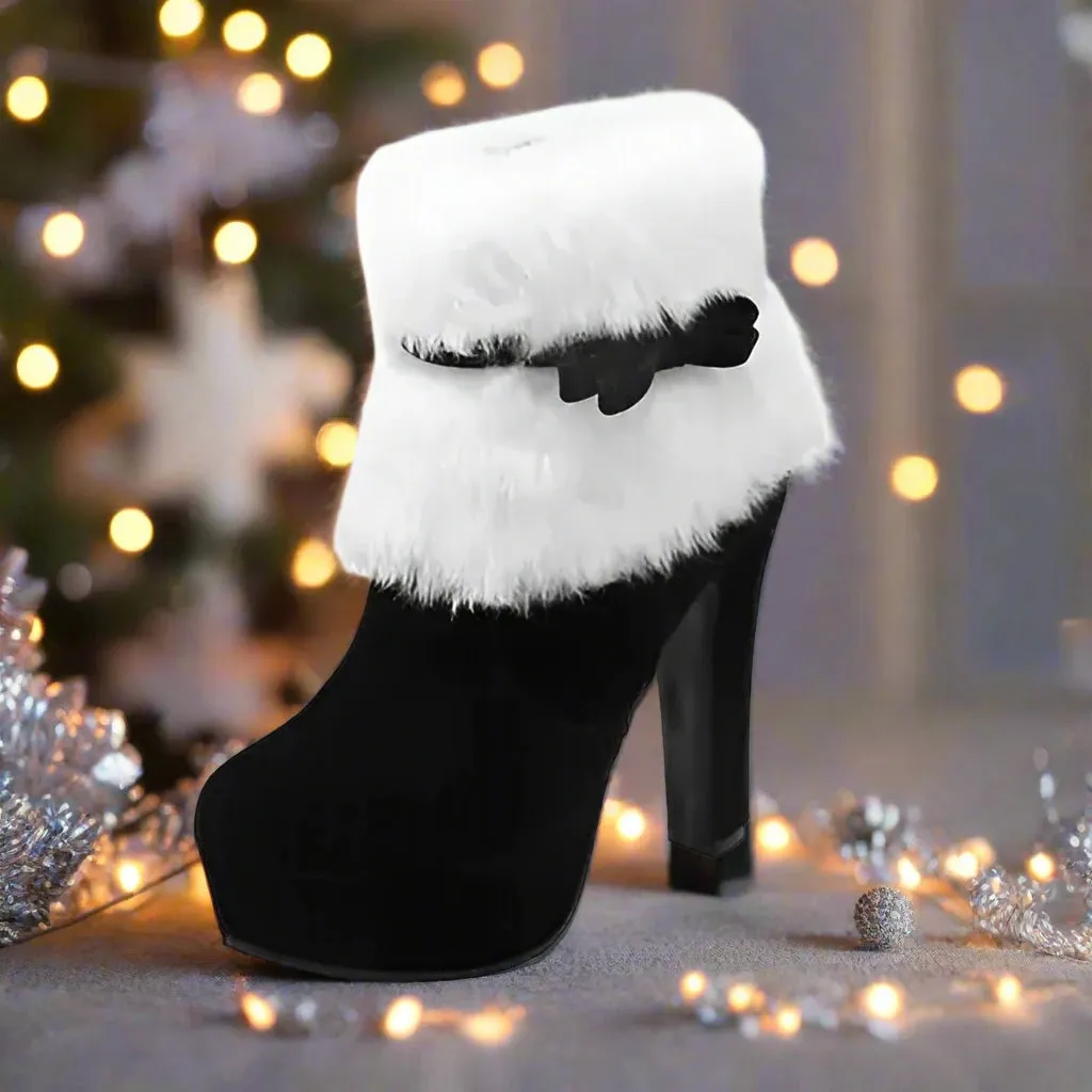 Chic High Heel Boots for Winter Parties - Elegant Design & Comfortable Fit for Any Occasion