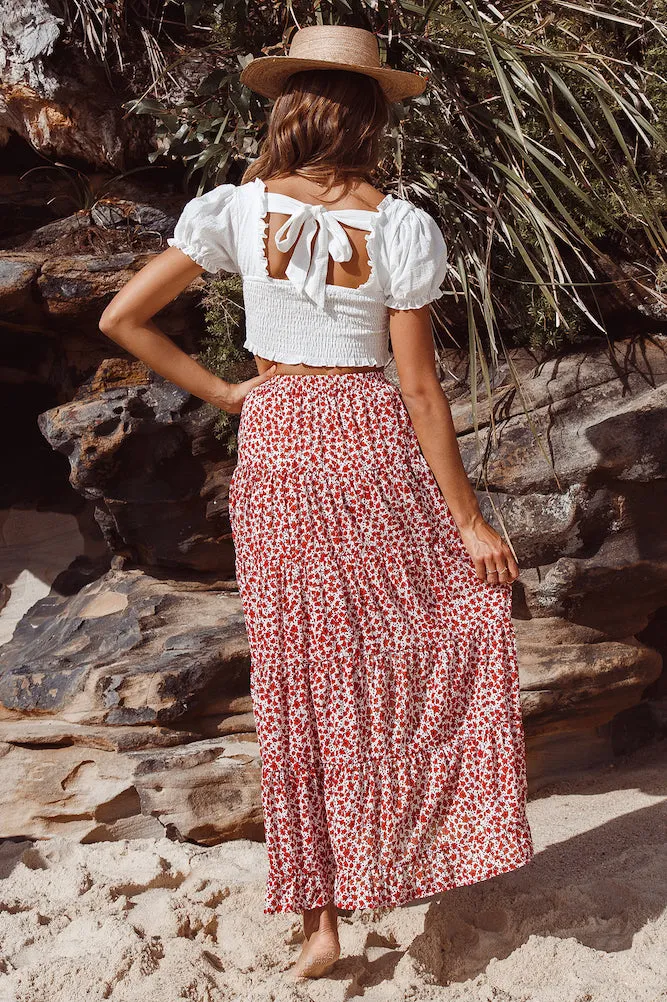 City Light Crop Top White