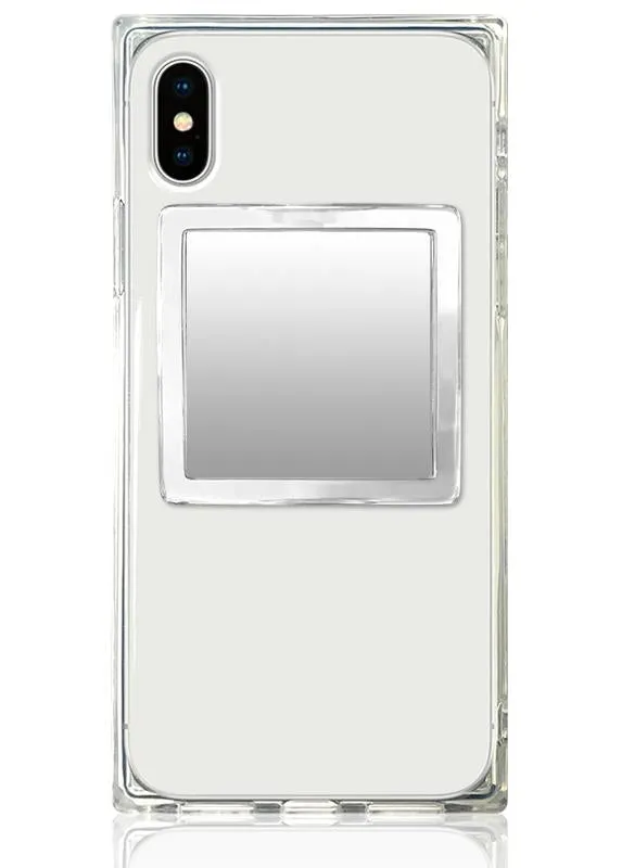 Clear Lucite Phone Mirror