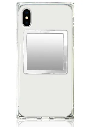 Clear Lucite Phone Mirror