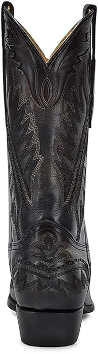 Corral Men's 12.5" Woven & Inlay Black Blue Western Boots
