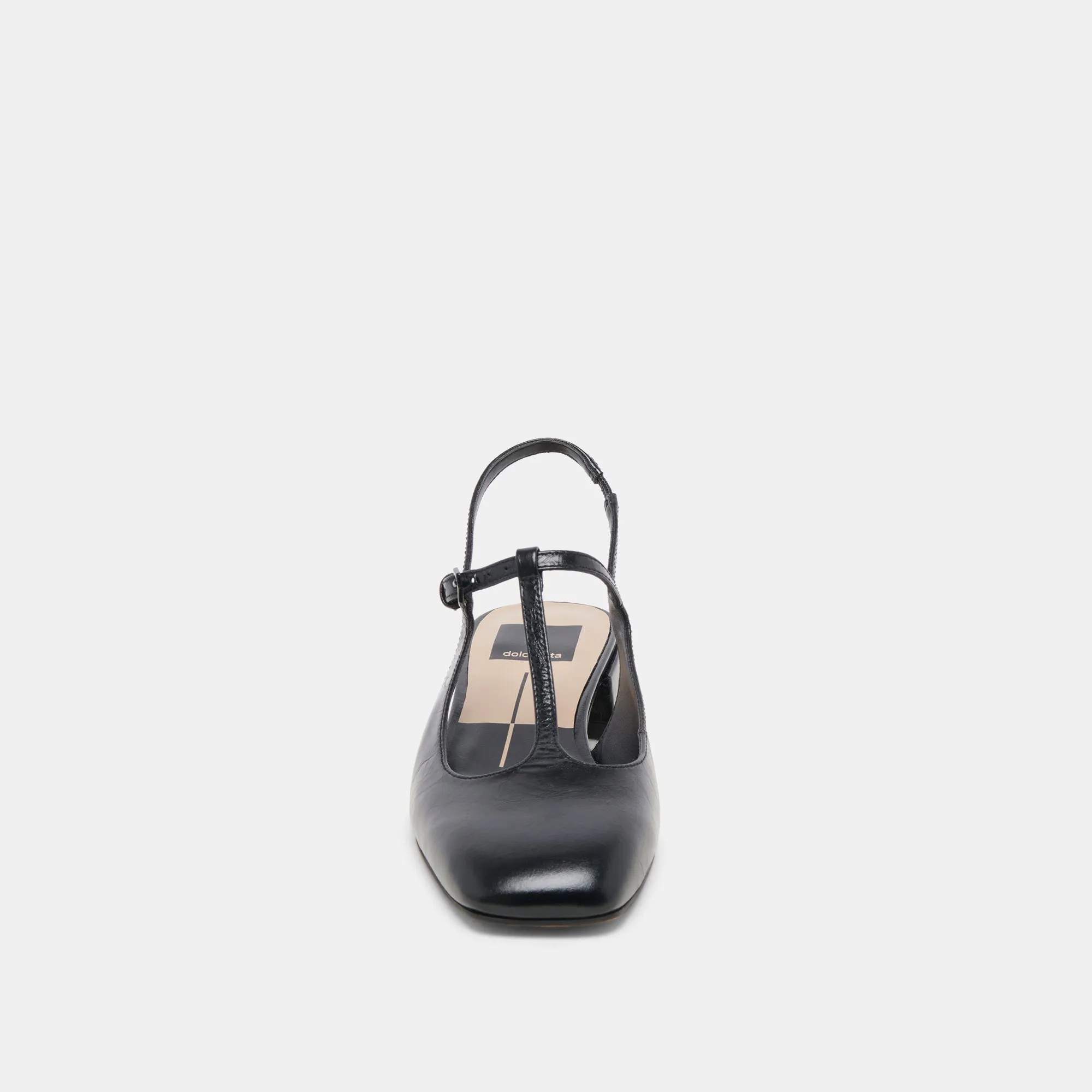 DEIDRA FLATS MIDNIGHT CRINKLE PATENT LEATHER - re:vita