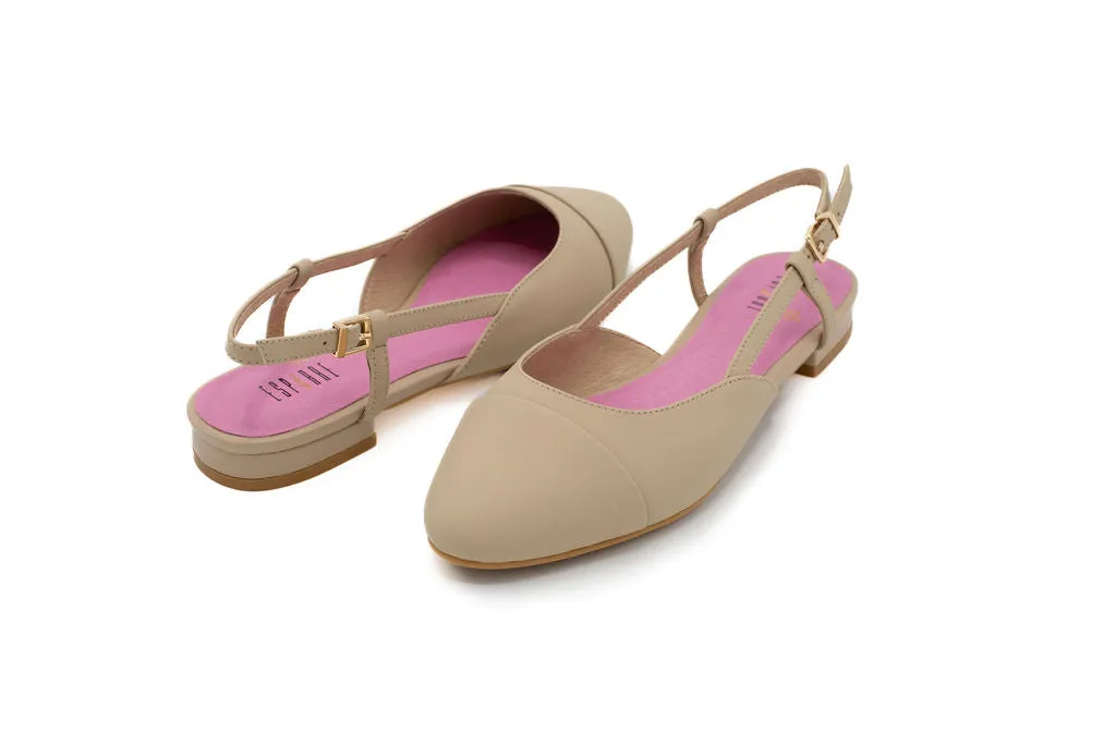 Dreamy Nude Gum Leather