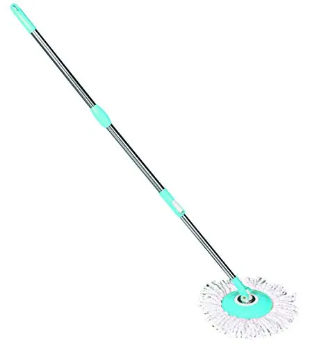Easy Spin Mop with Microfiber Refill (Multicolour)