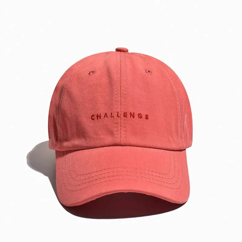 Embroidered Letter Baseball Cap for Women Spring Summer Sun Protection Hat Unisex Snapback for Sports and Casual Wear Mens Hip Hop Accessory