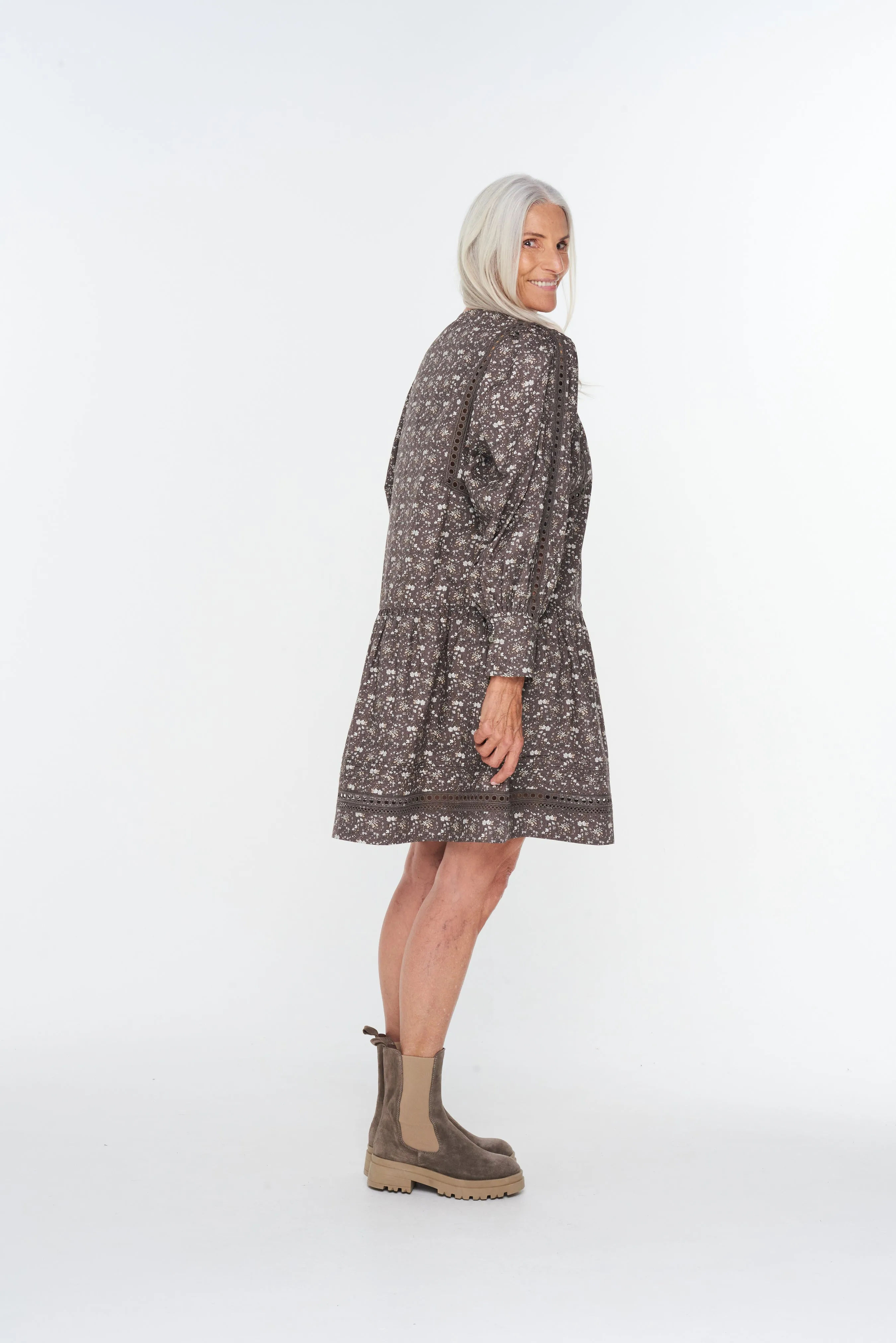 Favour Boots in Tan Suede