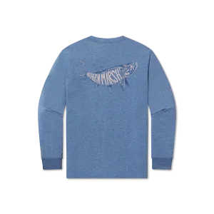 FieldTec Heathered Tee - Tarpon Whispers - Long Sleeve