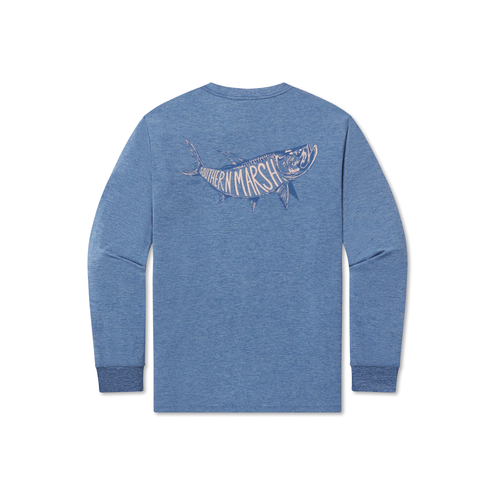 FieldTec Heathered Tee - Tarpon Whispers - Long Sleeve