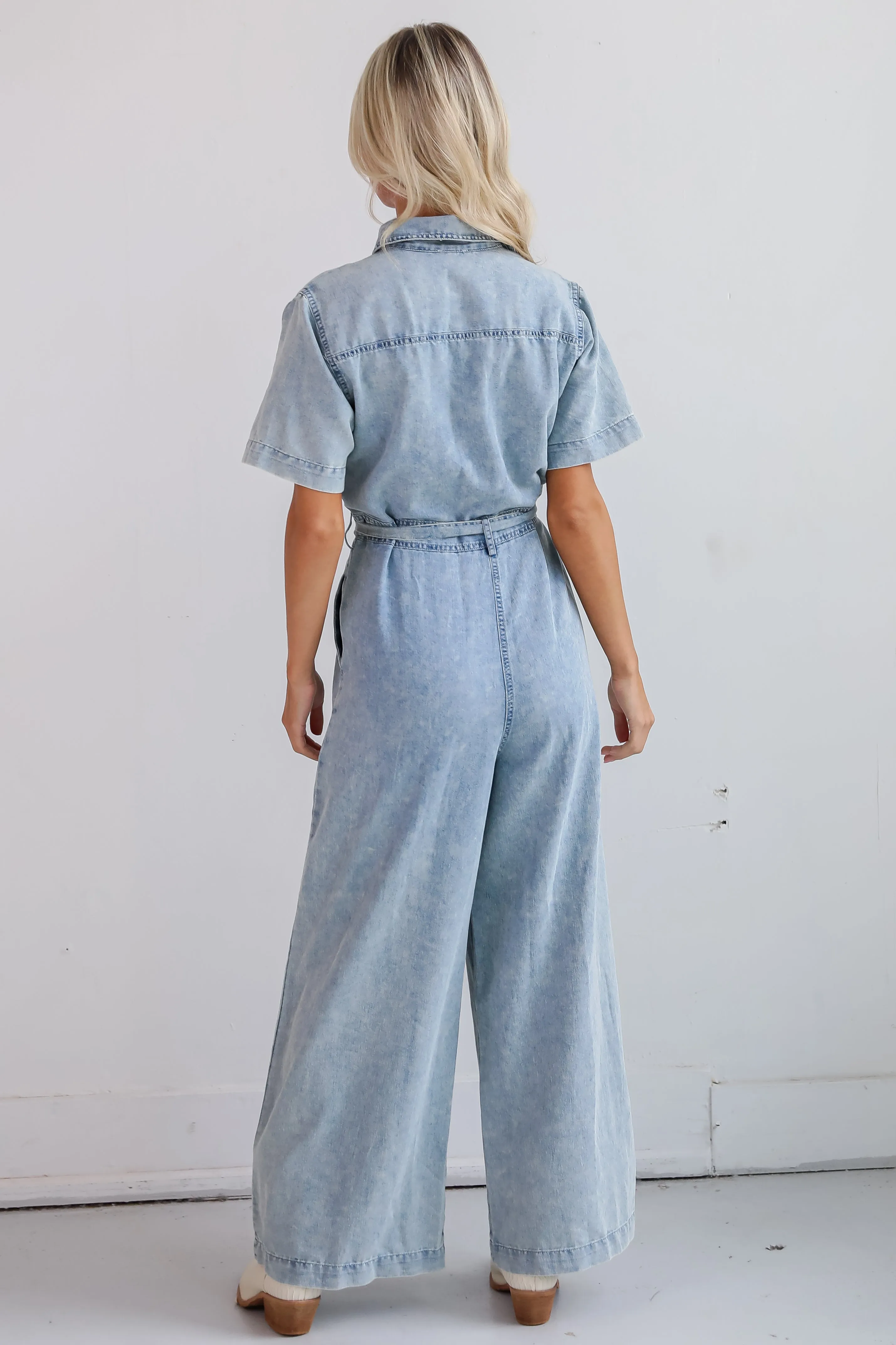 FINAL SALE - Fresh Perfection Denim Jumpsuit
