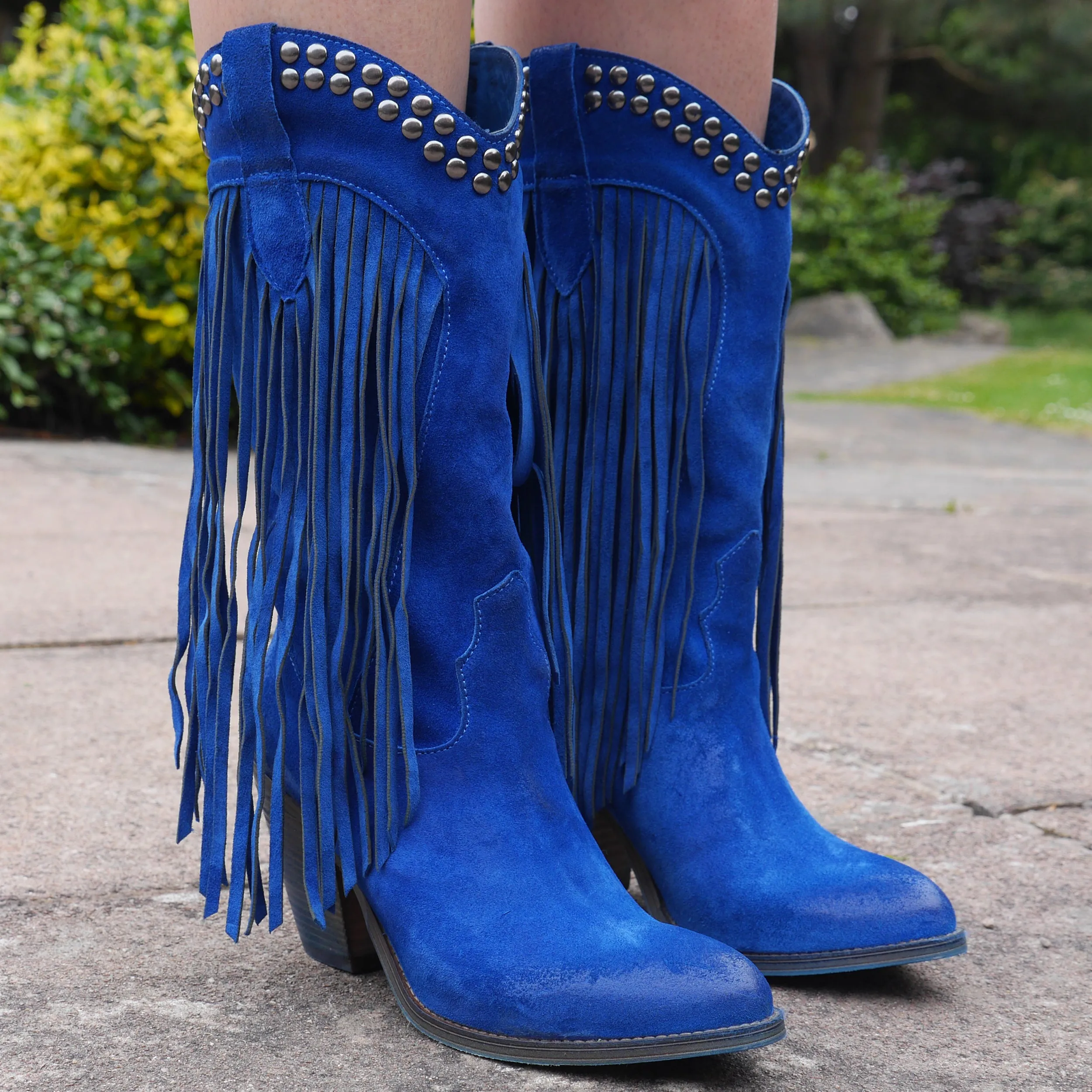FLOR09 - Electro Blue Fringe