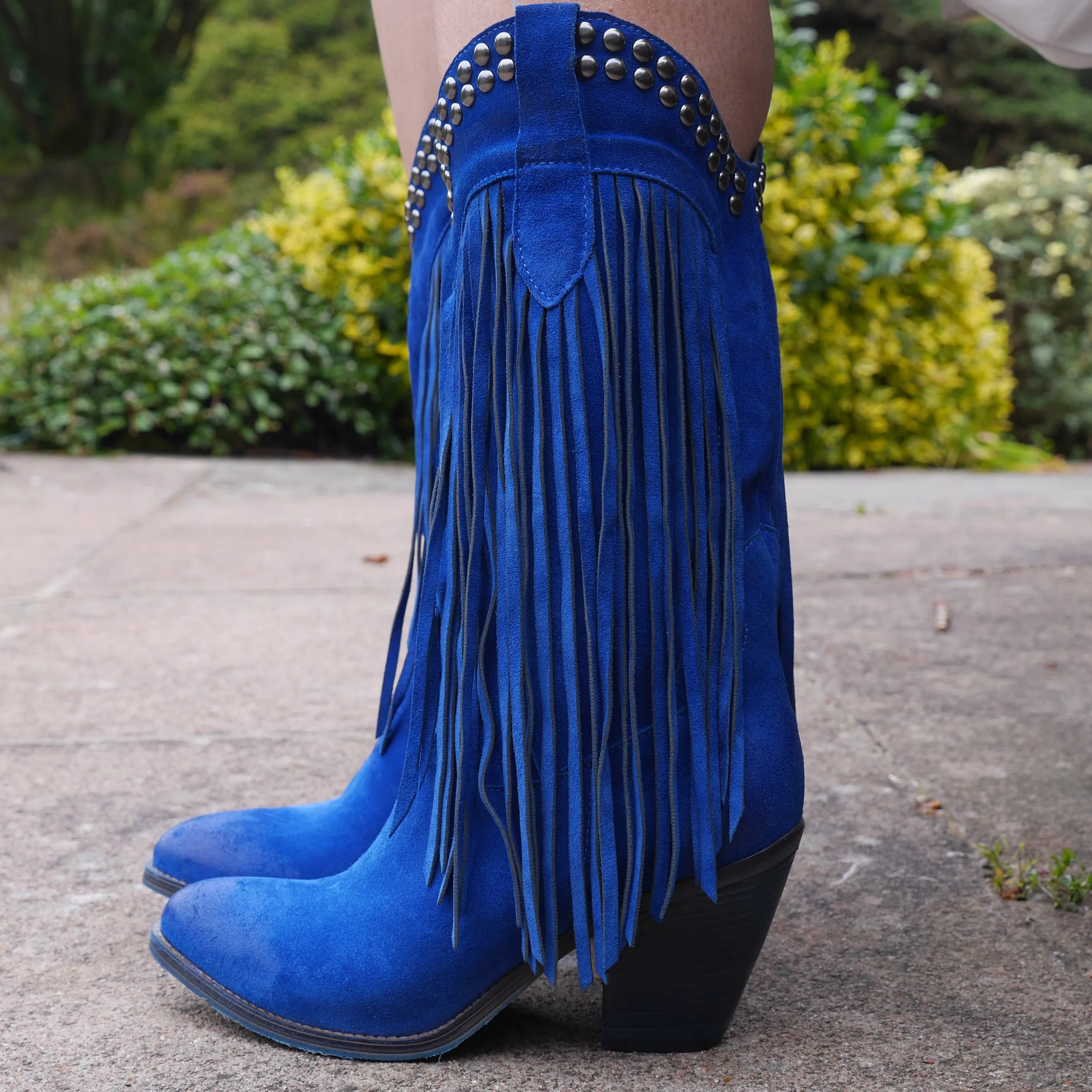 FLOR09 - Electro Blue Fringe