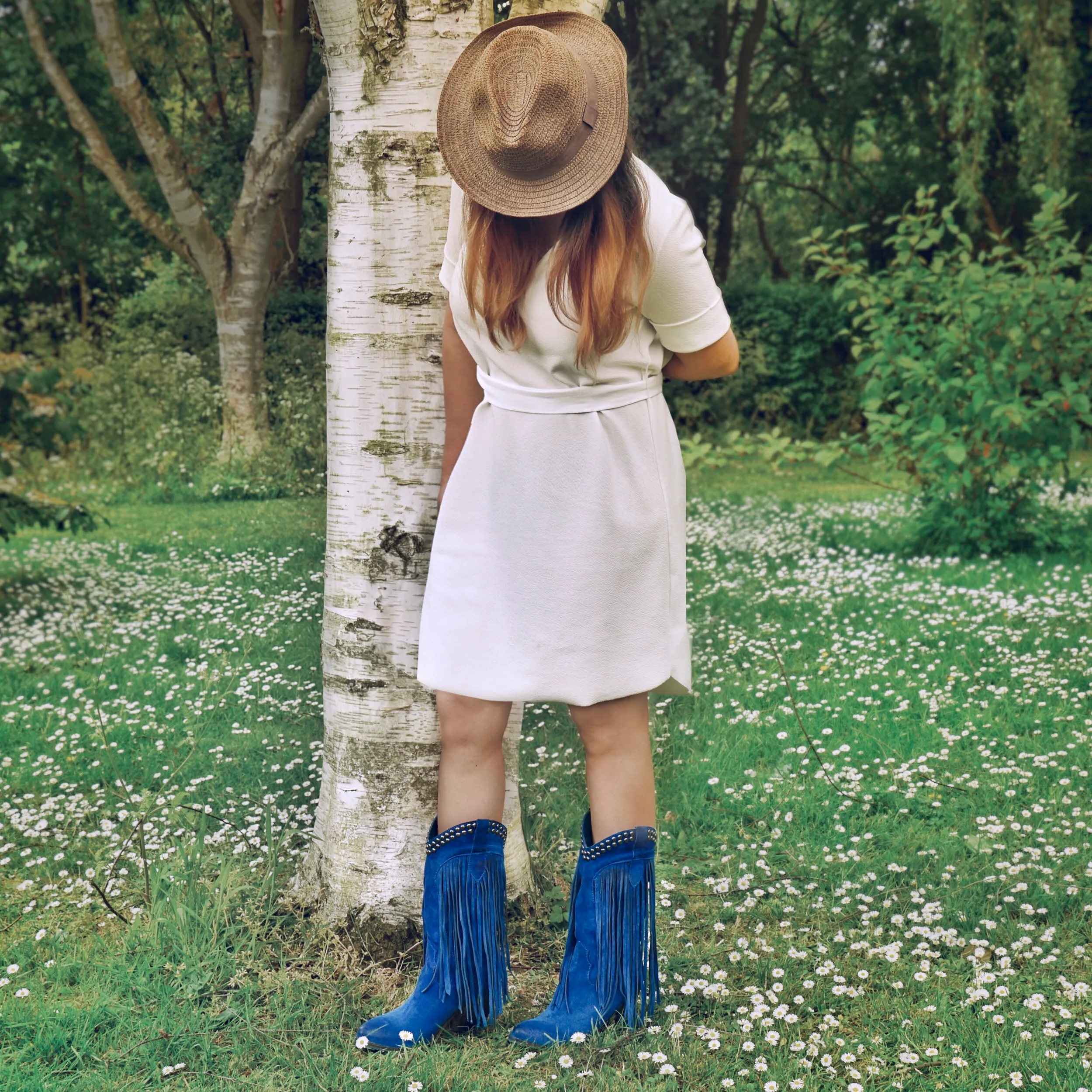FLOR09 - Electro Blue Fringe