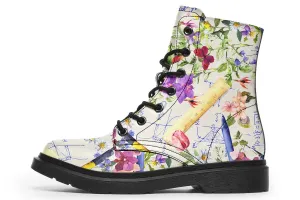 Floral Math Boots