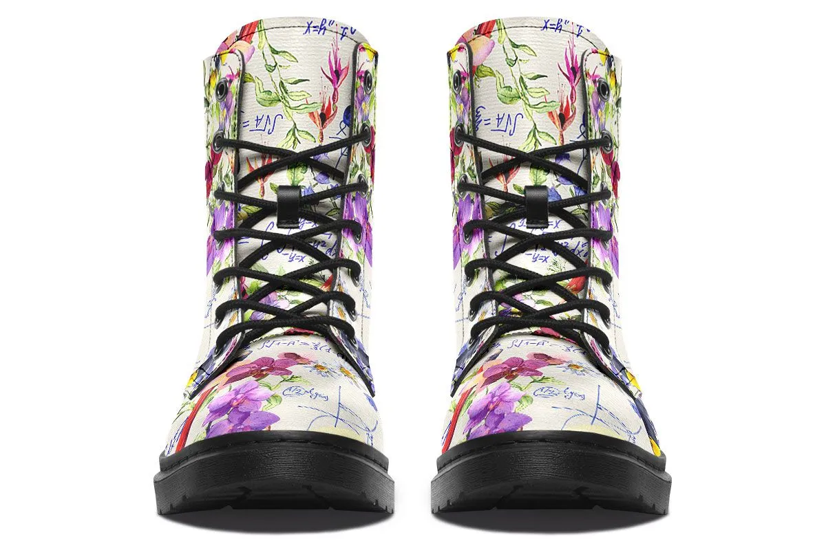 Floral Math Boots