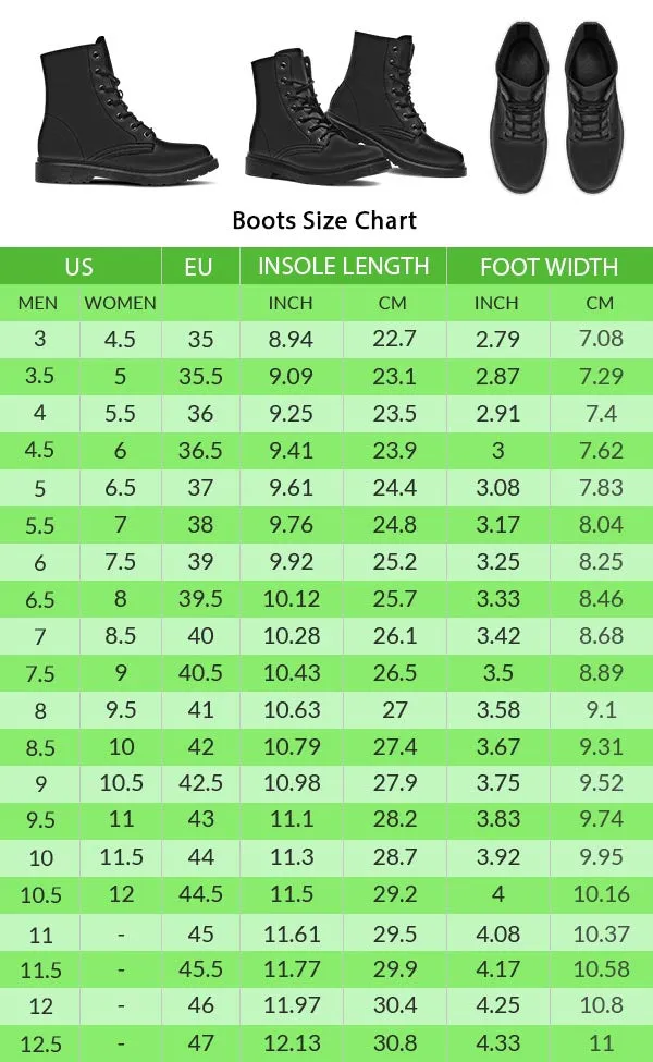 Floral Math Boots